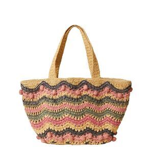 Btb Los Angeles Terni Straw Tote